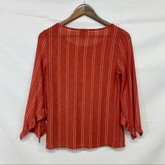 W5 | Stripe Statement Long Sleeve Top - Picture 3 of 4